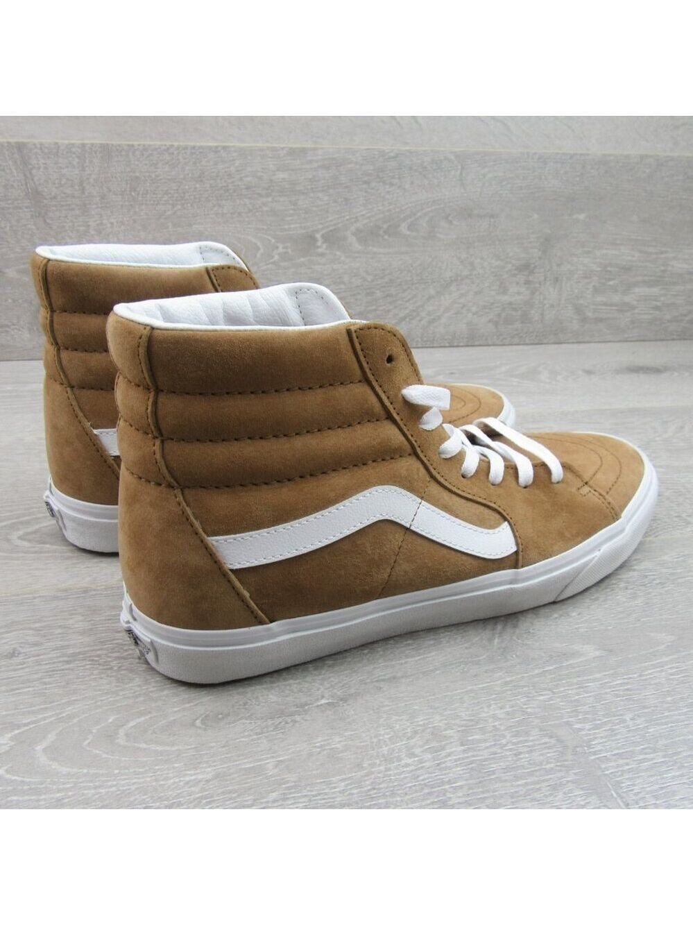 Vans Sk8-Hi Suede Sneakers Men's Size 11.5 Brown NEW - Picture 7 of 15